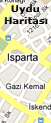 Isparta Uydu Haritası